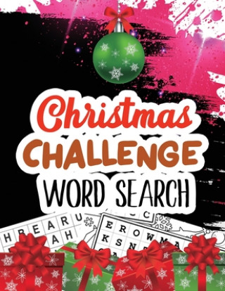 Carte Christmas Challenge Word Search: Cleverly Hidden Word Searches for Adults, Teens, Scrooge Puzzle Book, Word Search Puzzle book Christmas, Exercise You Voloxx Studio