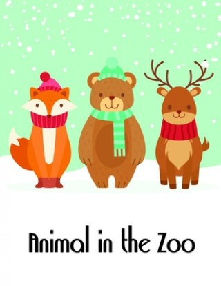 Kniha Animal in the Zoo: The Coloring Pages, design for kids, Children, Boys, Girls and Adults J. K. Mimo