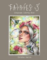 Könyv Fairies 3 Grayscale Coloring Book Christine Karron