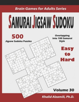 Книга Samurai Jigsaw Sudoku Khalid Alzamili