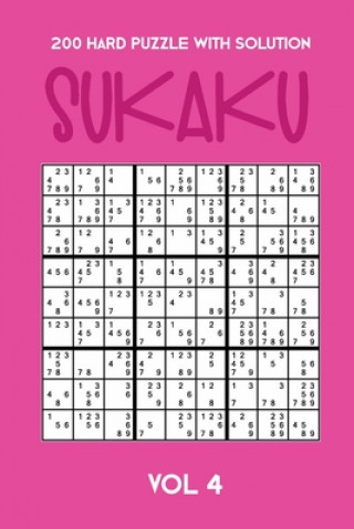 Knjiga 200 Hard Puzzle With Solution Sukaku Vol 4: Challenging Sudoku variation, puzzle booklet, 2 puzzles per page Tewebook Sukaku Puzzle