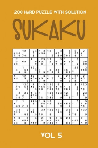 Kniha 200 Hard Puzzle With Solution Sukaku Vol 5: Challenging Sudoku variation, puzzle booklet, 2 puzzles per page Tewebook Sukaku Puzzle