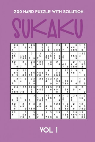 Carte 200 Hard Puzzle With Solution Sukaku Vol 1: Challenging Sudoku variation, puzzle booklet, 2 puzzles per page Tewebook Sukaku Puzzle