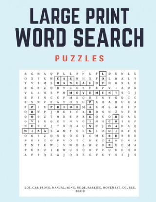 Kniha Large Print Word Search Puzzles: 60 Large Print Word Search Puzzles with Solutions Marketspace Co