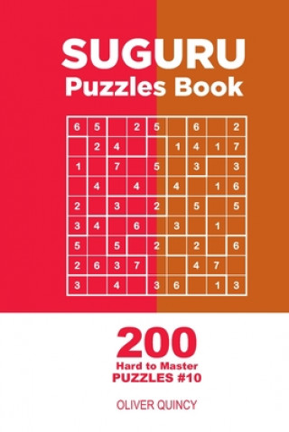 Kniha Suguru - 200 Hard to Master Puzzles 9x9 (Volume 10) Oliver Quincy