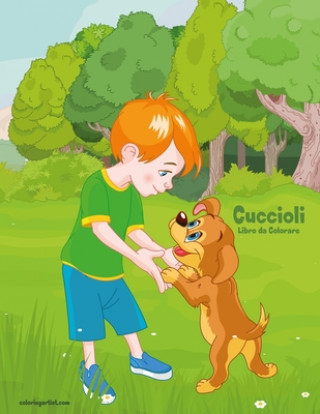 Knjiga Cuccioli Libro da Colorare Nick Snels