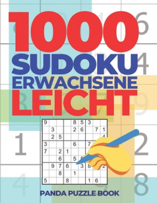 Könyv 1000 Sudoku Erwachsene Leicht: Logikspiele Für Erwachsene Panda Puzzle Book