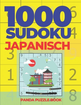 Книга 1000 Sudoku Japanisch: Logikspiele Für Erwachsene Panda Puzzle Book