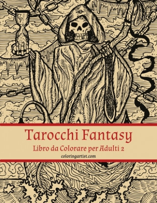 Boek Tarocchi Fantasy Libro da Colorare per Adulti 2 Nick Snels