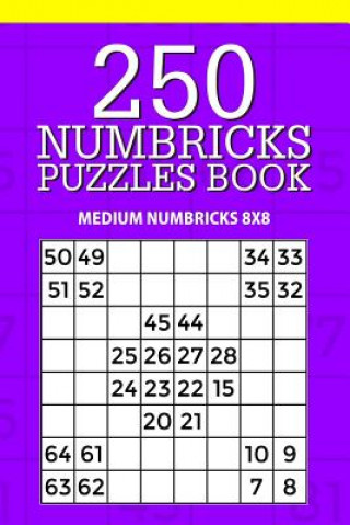 Buch 250 Numbricks Puzzle Book: Medium Numbricks 8x8 Mindful Puzzle Books