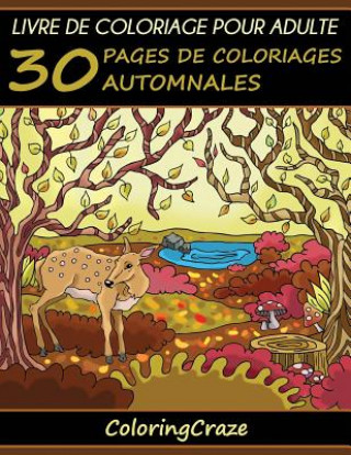 Knjiga Livre de coloriage pour adulte Coloringcraze