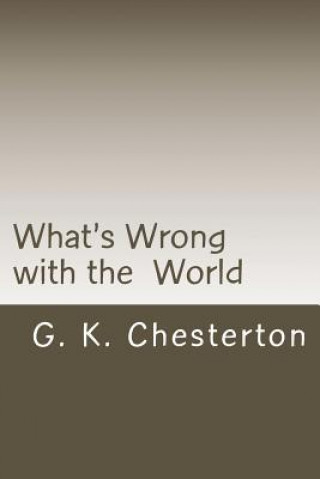 Book What's Wrong with the World G. K. Chesterton