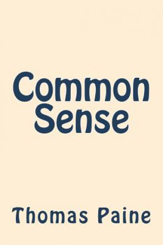 Book Common Sense Thomas Paine