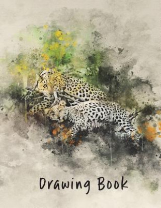 Livre Drawing Book: Leopard 8.5x11 Marian Blake