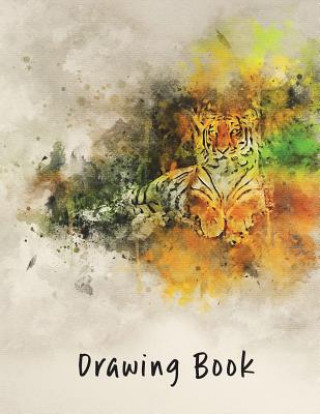 Book Drawing Book: Tiger 8.5x11 Marian Blake