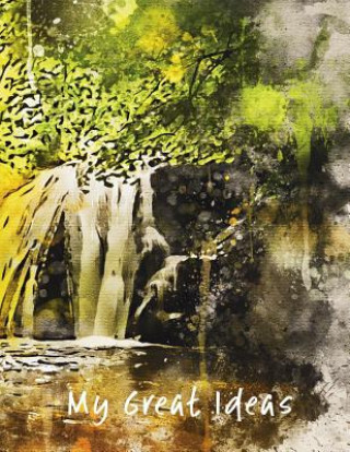 Kniha My Great Ideas: Waterfall 8.5x11 Marian Blake