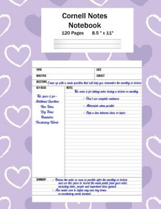 Könyv Cornell Notes Notebook: Note Taking System, For Students, Writers, Meetings, Lectures Large Size 8.5 x 11 (21.59 x 27.94 cm), Durable Matte Pu Cricket Creek Creatives