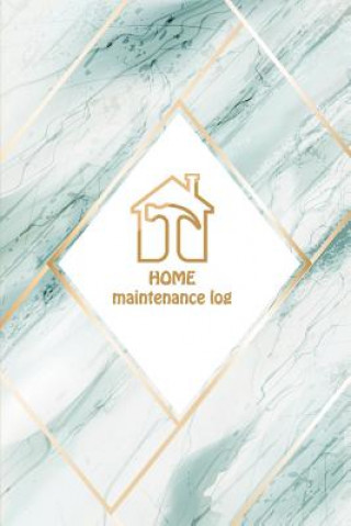 Kniha HOME Maintenance log: Green marble cover Home Maintenance Log diary for a template to keep track of renovation repairs and service for Home, David Bunch