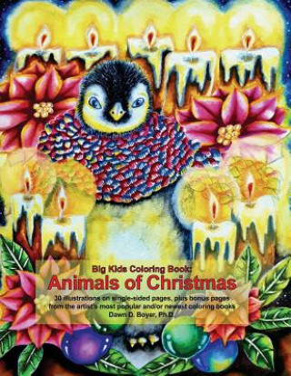 Kniha Big Kids Coloring Book: Animals of Christmas Dawn D. Boyer Ph. D.