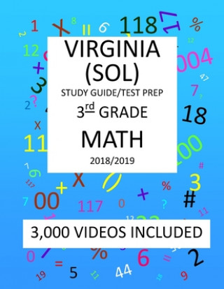 Kniha 3rd Grade VIRGINIA SOL, 2019 MATH, Test Prep: : 3rd Grade VIRGINIA STANDARDS of LEARNING 2019 MATH Test Prep/Study Guide Mark Shannon