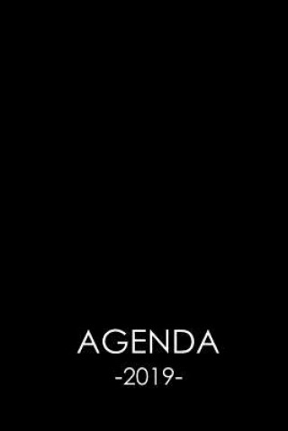 Kniha Agenda 2019: Professionel, janvier ? décembre, Design et ergonomique, Simple et efficace, 15.2 x 22.9 cm, 116 pages Black &. Ink