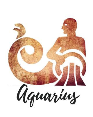 Книга Aquarius: Cornell Notes, 150 pages, Design Brown My Astrology Journals