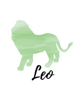 Knjiga Leo: Leo Cornell Notes Seafoam My Astrology Journals