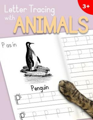 Carte Letter Tracing With Animals: Learn the Alphabet - Handwriting Practice Workbook for Children in Preschool and Kindergarten - Lilac-Peach Cover Dr Ashley Thomas