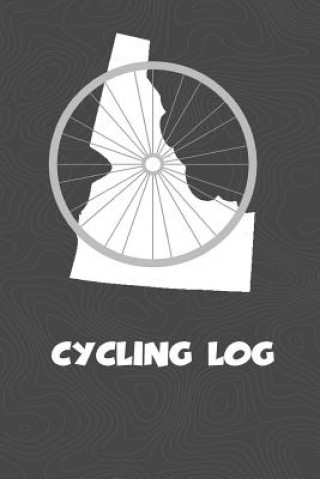 Carte Cycling Log: Idaho Cycling Log for tracking and monitoring your workouts and progress towards your bicycling goals. A great fitness Kwg Creates