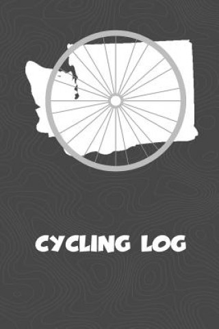 Carte Cycling Log: Washington Cycling Log for tracking and monitoring your workouts and progress towards your bicycling goals. A great fi Kwg Creates
