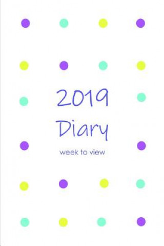 Carte 2019 Diary Week to View: Polka Dot Design P. M. Peters