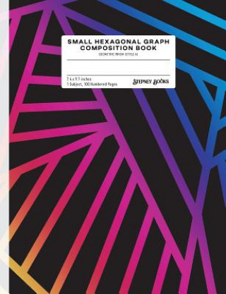 Carte Small Hexagonal Graph Composition Book: Geometric Prism (Style A), Numbered Pages Stepney Books