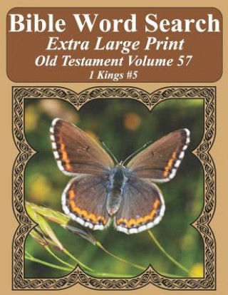 Książka Bible Word Search Extra Large Print Old Testament Volume 57: 1 Kings #5 T. W. Pope