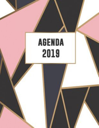 Книга Agenda 2019: Élégant Et Pratique- Mosa?que En or Rose Noir Blanc - Agenda Organiseur Pour Ton Quotidien - 52 Semaines - Janvier ? D Parbleu Carnets de Notes