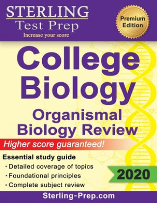 Kniha Sterling Test Prep College Biology: Organismal Biology Review Sterling Test Prep