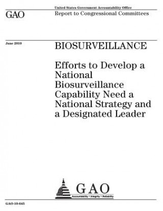 Libro Biosurveillance: efforts to develop a national biosurveillance capability need a national strategy and a designated leader: report to c U. S. Government Accountability Office