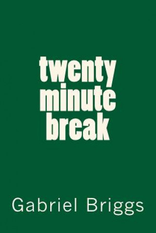 Knjiga twenty minute break Gabriel Briggs