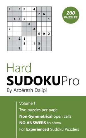 Książka Hard Sudoku Pro Arberesh Dalipi