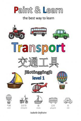 Carte Paint & Learn: Transport (Chinese) (level 1) Isabelle Defevere