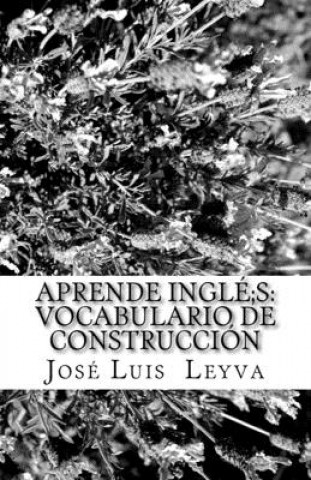 Könyv Aprende Inglés: Vocabulario de Construcción: English-Spanish Construction Terms Jose Luis Leyva