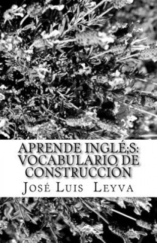 Kniha Aprende Inglés: Vocabulario de Construcción: English-Spanish Construction Terms Jose Luis Leyva