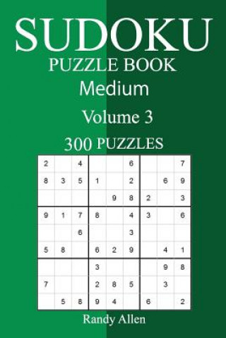 Carte 300 Medium Sudoku Puzzle Book Randy Allen