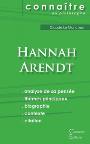 Książka Comprendre Hannah Arendt (analyse complete de sa pensee) Hannah Arendt