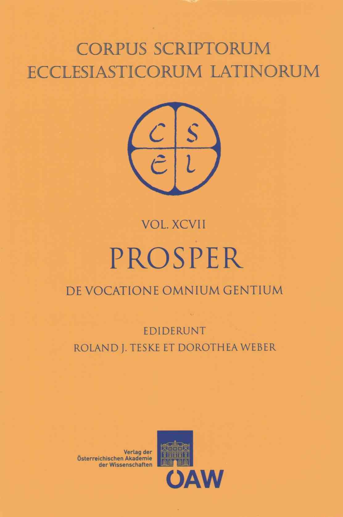Knjiga Prosper: de Vocatione Omnium Gentium Roland Teske