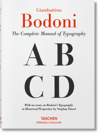Kniha Giambattista Bodoni. Manuel Typographique Stephan Fussel