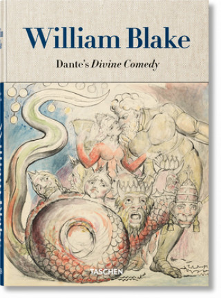 Carte William Blake. La Divine Comédie de Dante. l'Ensemble de Dessins Sebastian Schutze