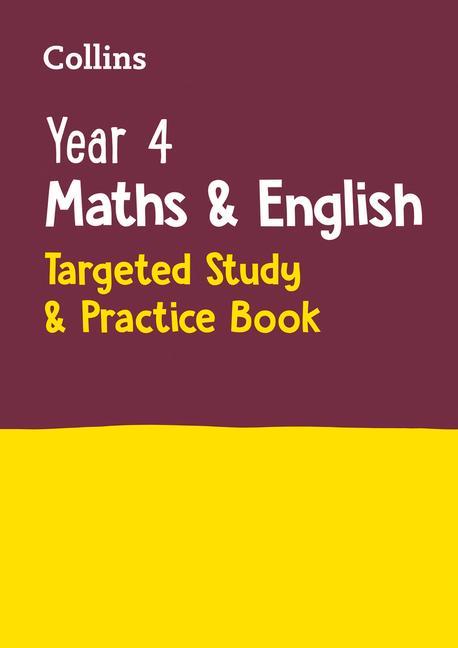 Book Year 4 Maths and English KS2 Targeted Study & Practice Book Collins KS2