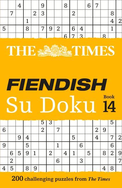 Kniha Times Fiendish Su Doku Book 14 The Times Mind Games