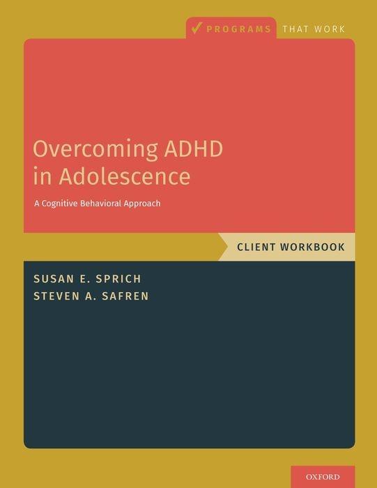 Knjiga Overcoming ADHD in Adolescence Steven A. Safren
