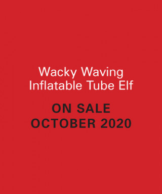 Carte Wacky Waving Inflatable Tube Elf Gemma Correll